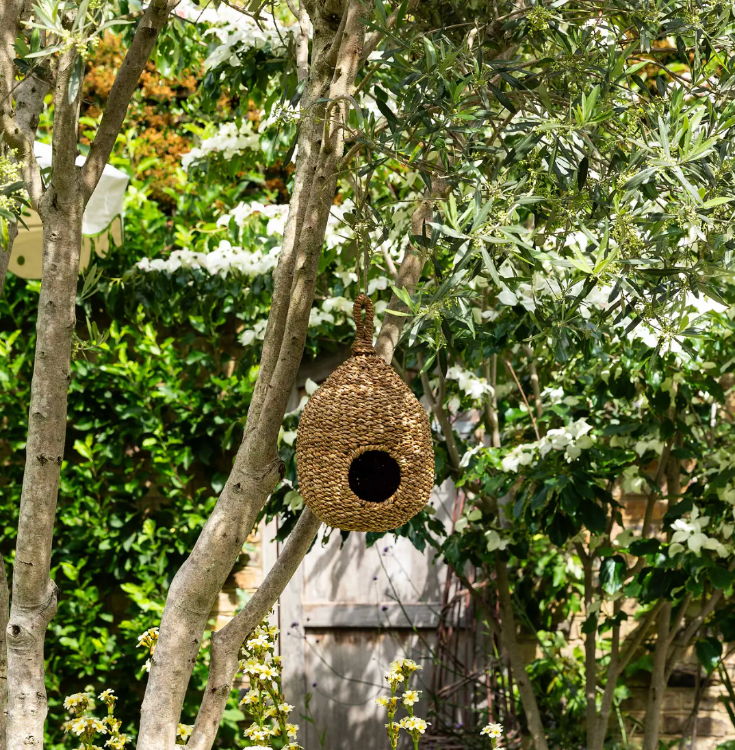 Natural Seagrass Hanging Bird House