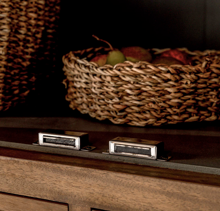 Natural Wood Freestanding Farmhouse Pantry