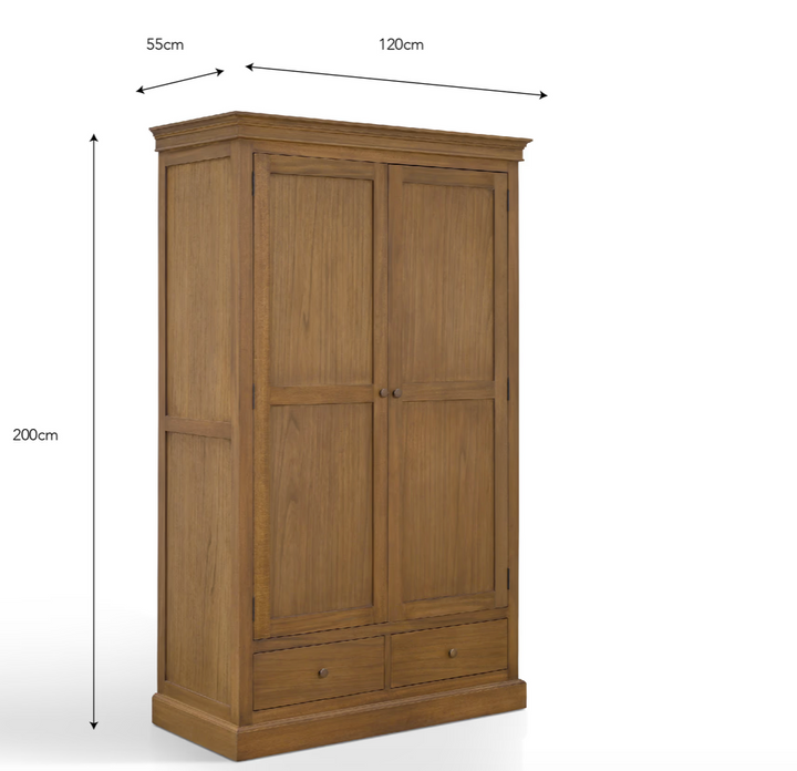 Natural Wood Freestanding Farmhouse Pantry