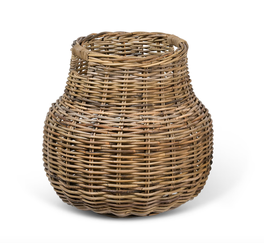Large Natural Round Storage Basket
