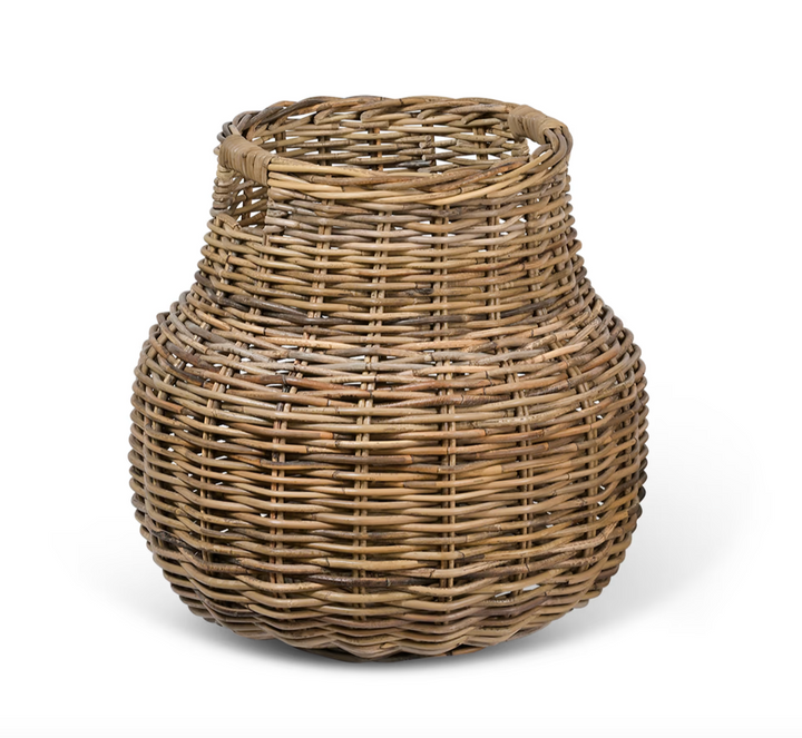 Large Natural Round Storage Basket