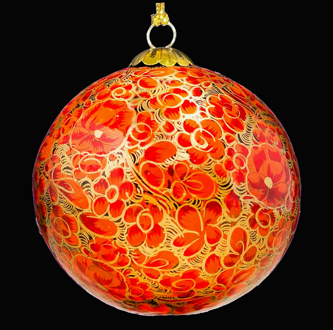 Honest Handcrafted Christmas Gift Baubles - Enchanted Orange