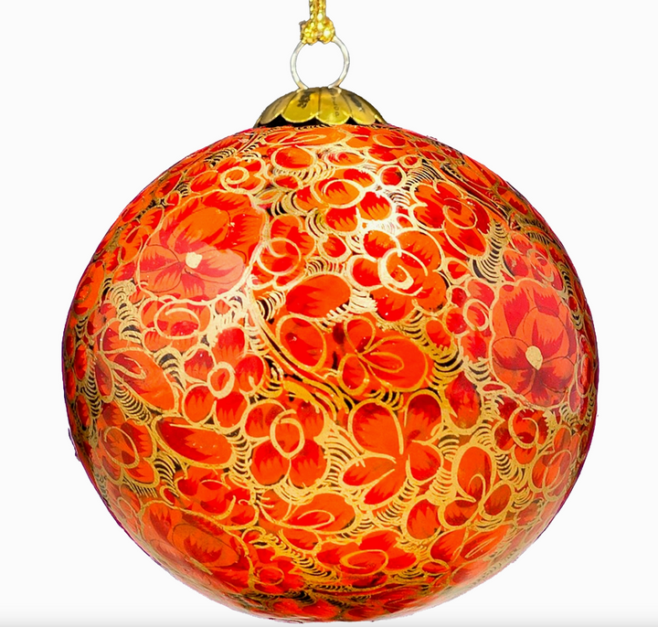 Honest Handcrafted Christmas Gift Baubles - Enchanted Orange