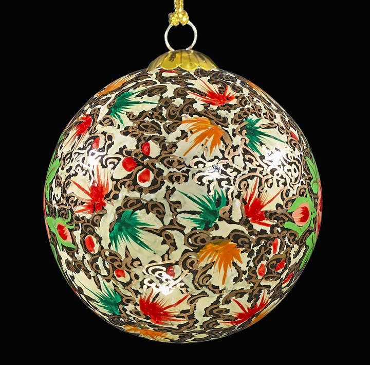 Honest - Handcrafted Christmas Bauble - Colourful Leaves