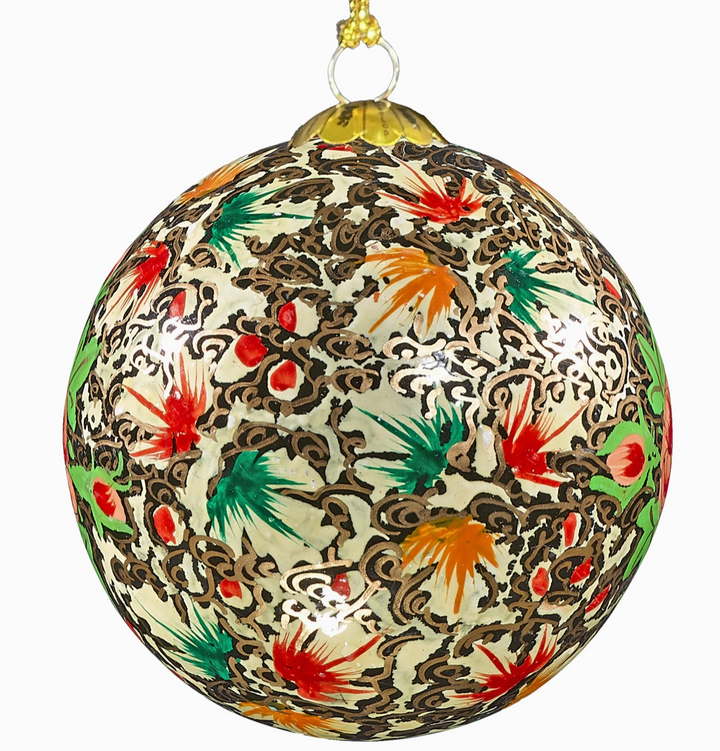 Honest - Handcrafted Christmas Bauble - Colourful Leaves