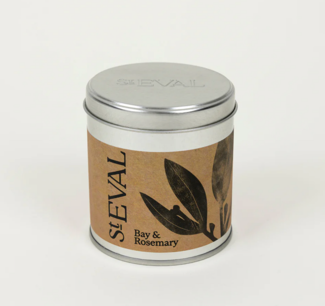 St. Eval Tin Candle - Bay & Rosemary