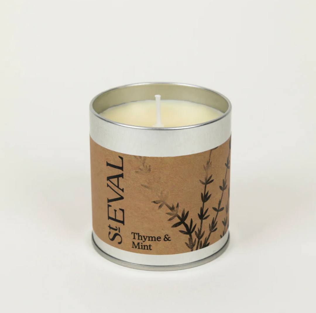 St. Eval Scented Tin Candle - Thyme & Mint