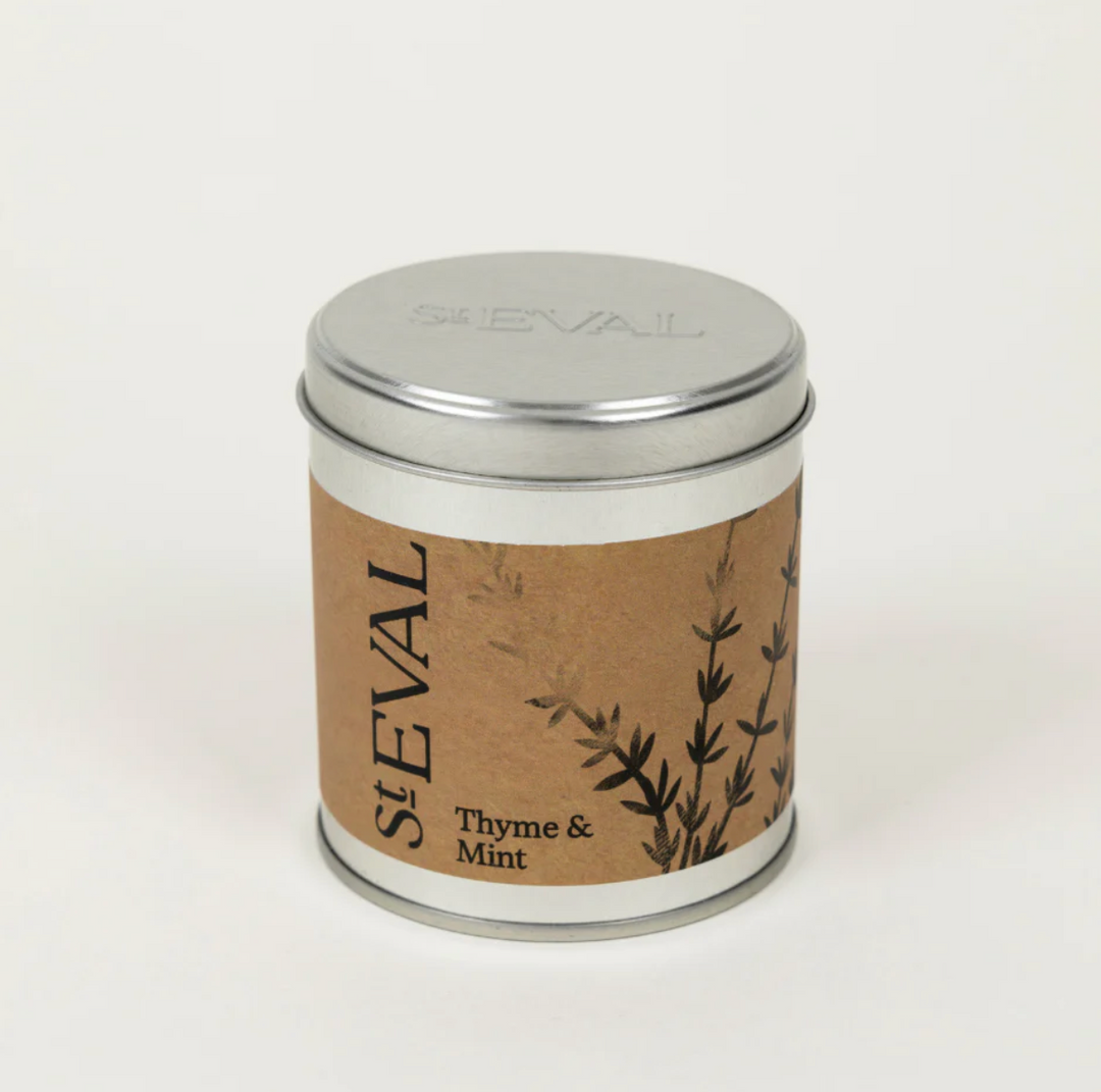 St. Eval Scented Tin Candle - Thyme & Mint