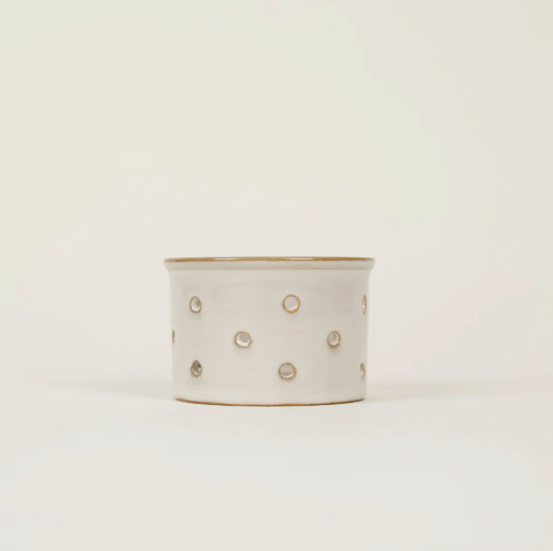 Tealight Candle Holder - Natural Glazed