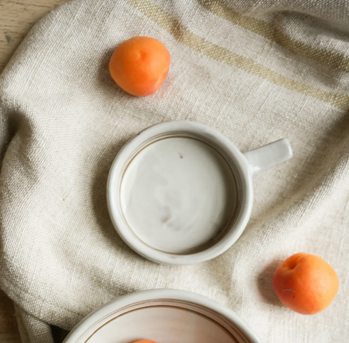 Hand Painted Stoneware Serving Dish