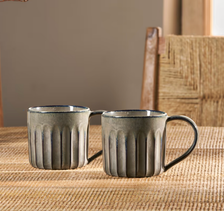 Nkuku - Moda Mug - Pewter Grey (Set of 2)