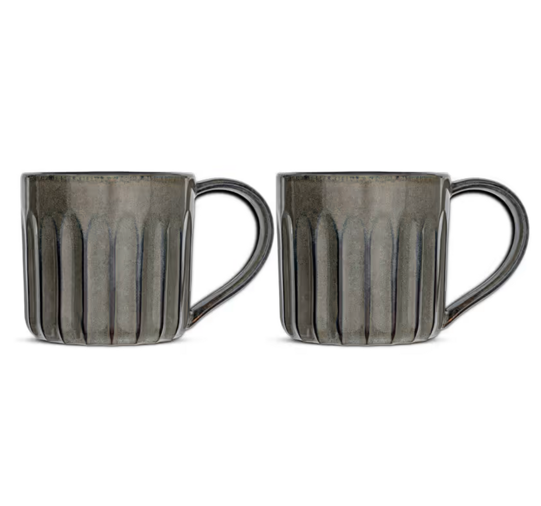 Nkuku - Moda Mug - Pewter Grey (Set of 2)