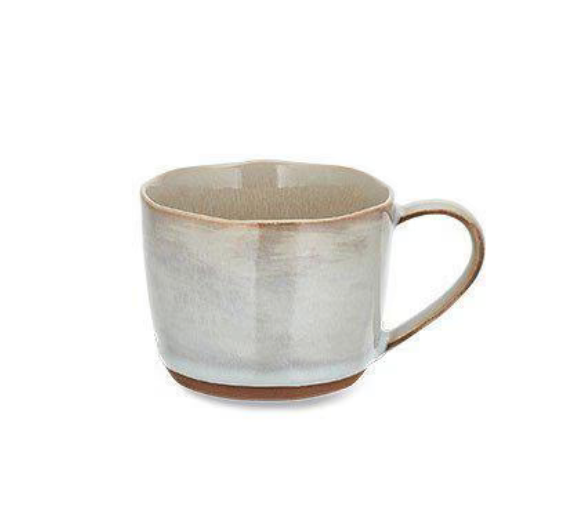 Nkuku - Edo Mug - White & Terracotta