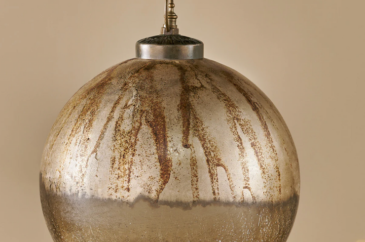 Nkuku - Konara Giant Bauble - Gold Crackle (20cm)