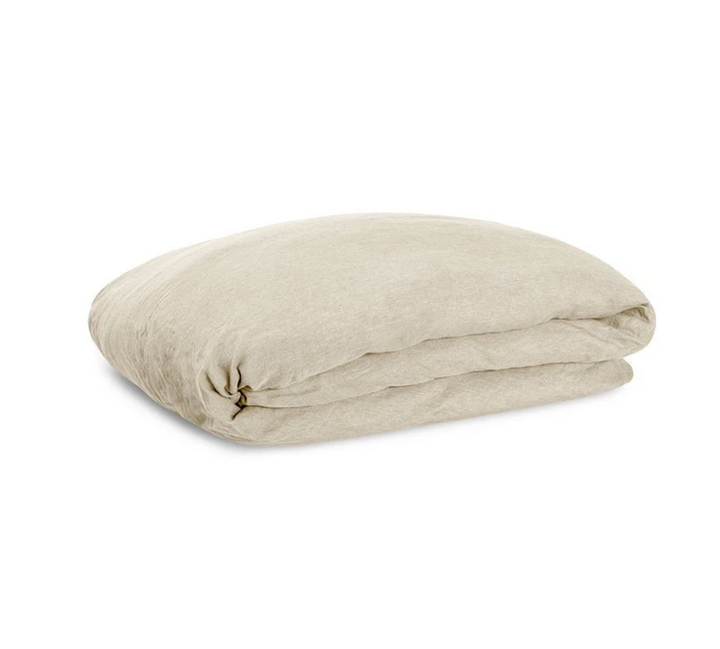 Nkuku - Adya Linen Duvet Cover - Natural - Super King