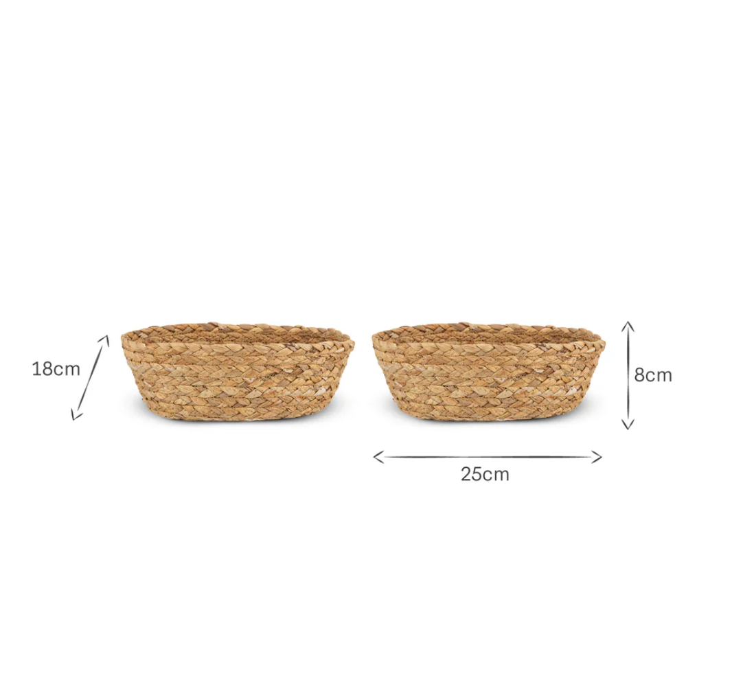 Nkuku - Bread Baskets - Natural (Set of 2)