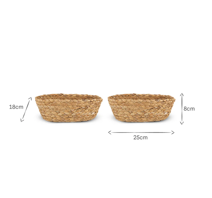 Nkuku - Bread Baskets - Natural (Set of 2)