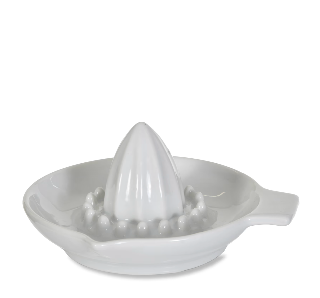 White Porcelain Lemon Squeezer