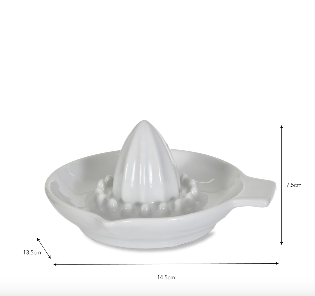 White Porcelain Lemon Squeezer