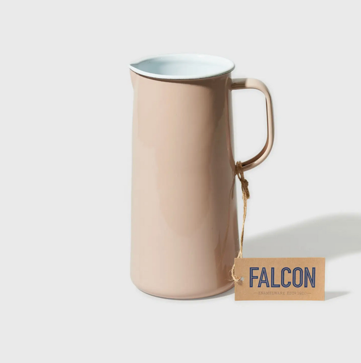 Falcon Enamelware - Water Jug - Marie Rose Beige