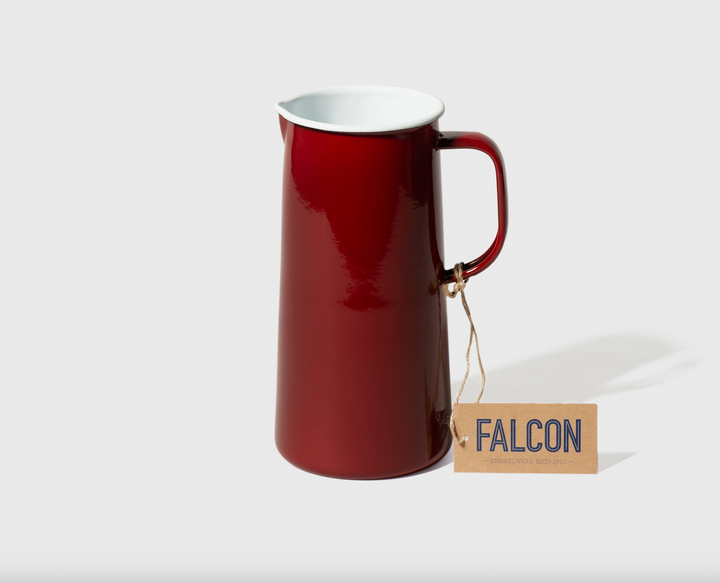 Falcon Enamelware - Water Jug - Burgundy