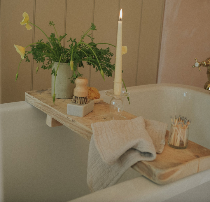 Wooden Bath Board / Serving Board - Unique