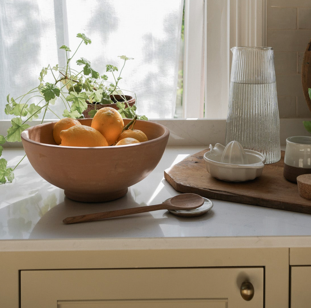 Stoneware Spoon Rest In White