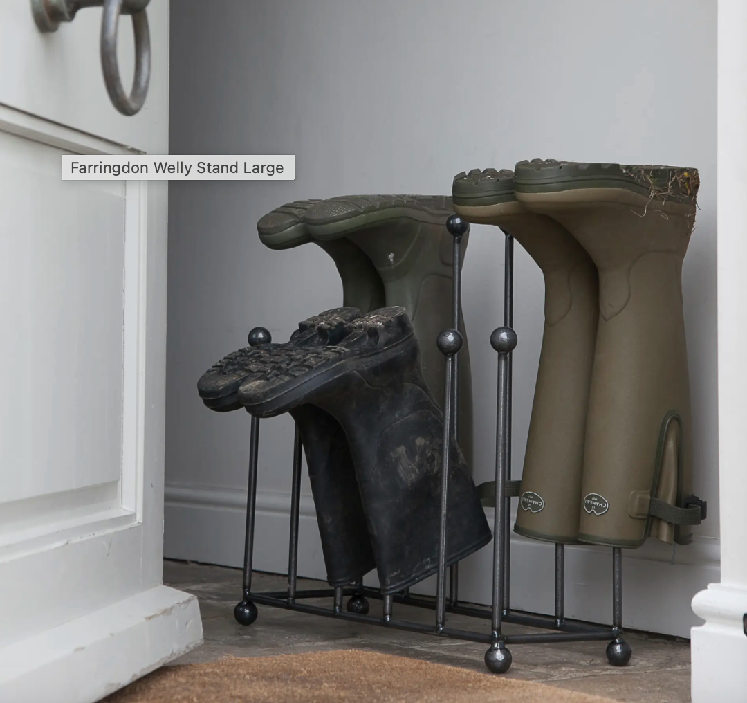 Large Metal Welly Stand