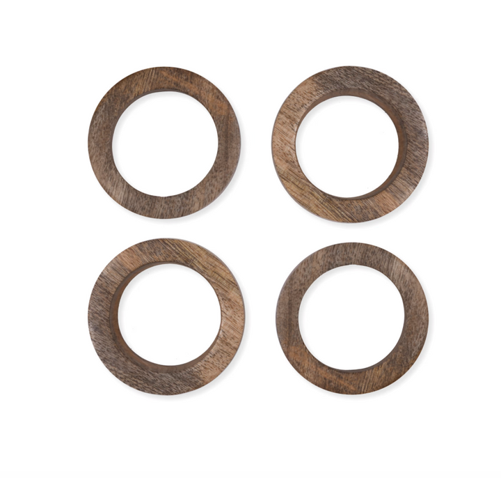 Mango Wood Napkin Holders - Set Of 4