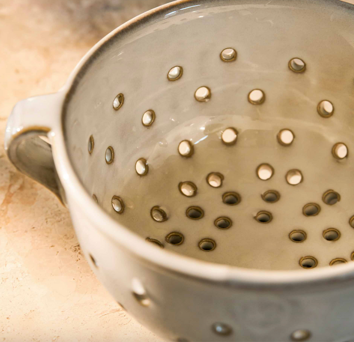 Stoneware Berry Bowl - White