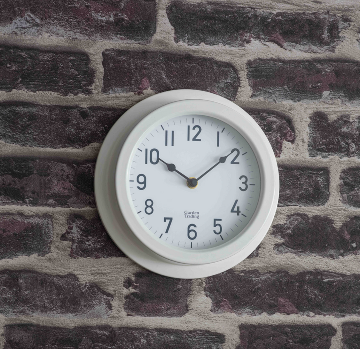 Indoor Outdoor Clock - Cream