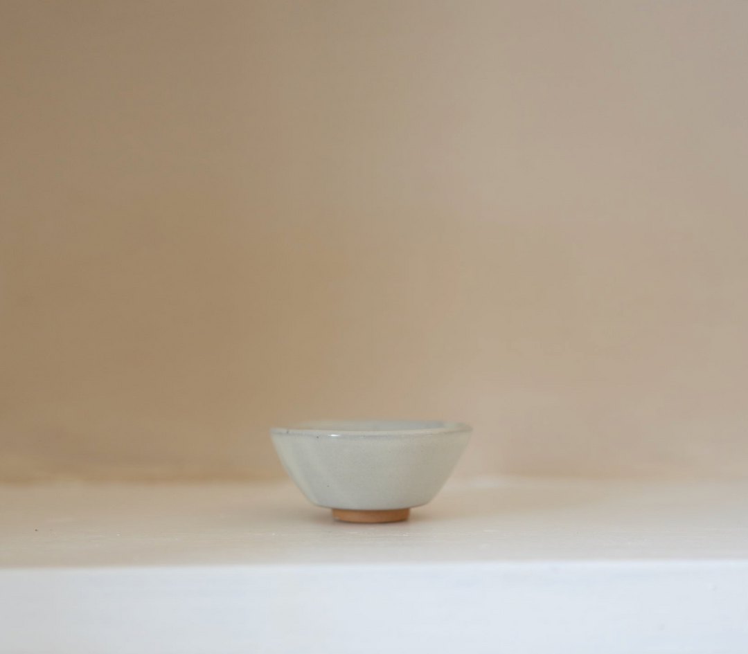 Small Stoneware Dish - Milk White