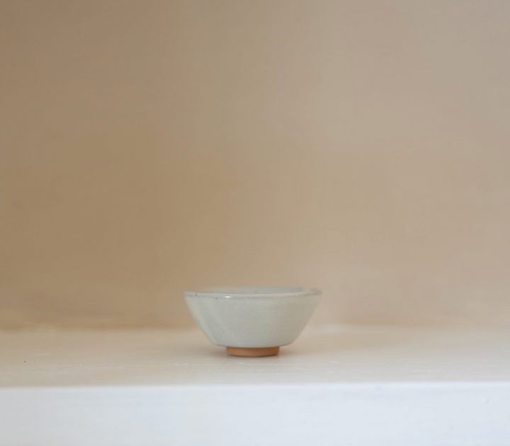 Small Stoneware Dish - Milk White