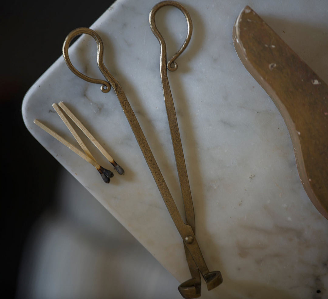 Antique Brass Wick Snips