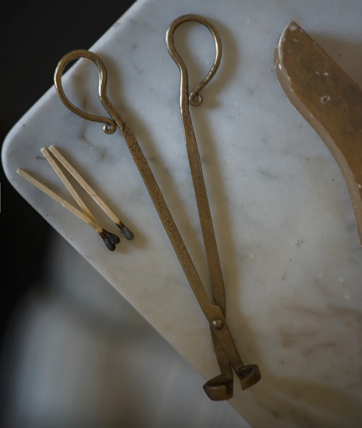 Antique Brass Wick Snips