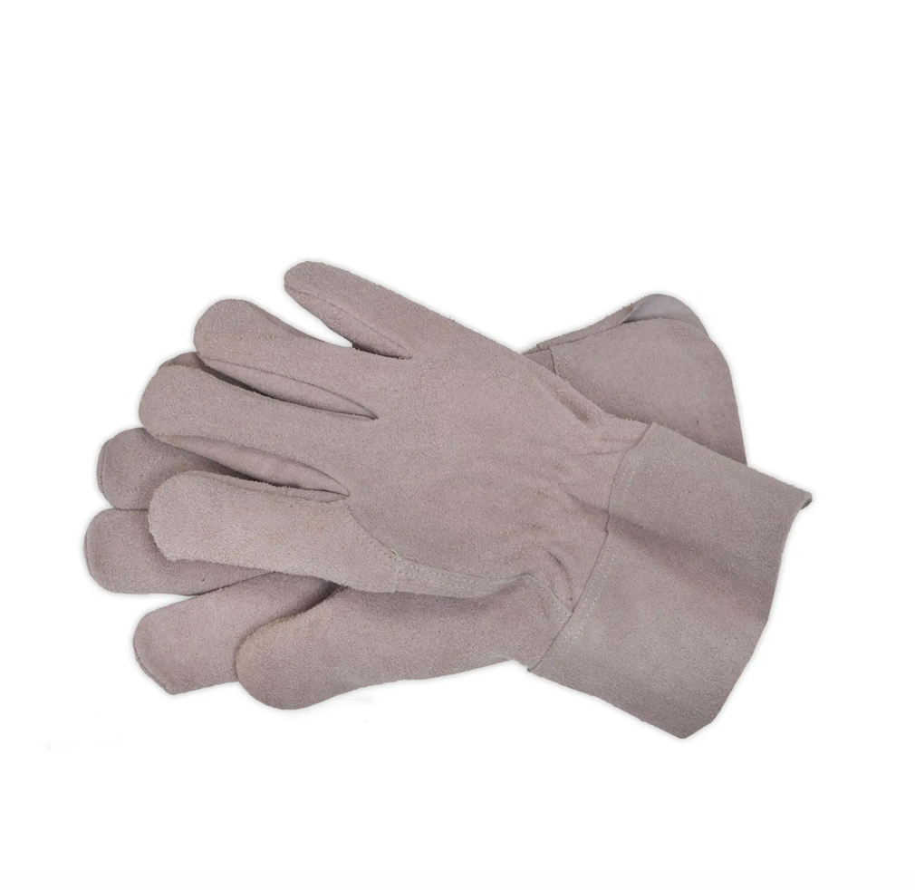 Suede Gardening Gloves - Natural