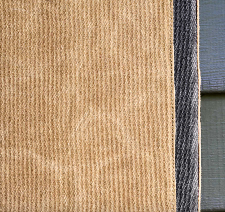 Garden Kneeler Cushion - Charcoal & Natural