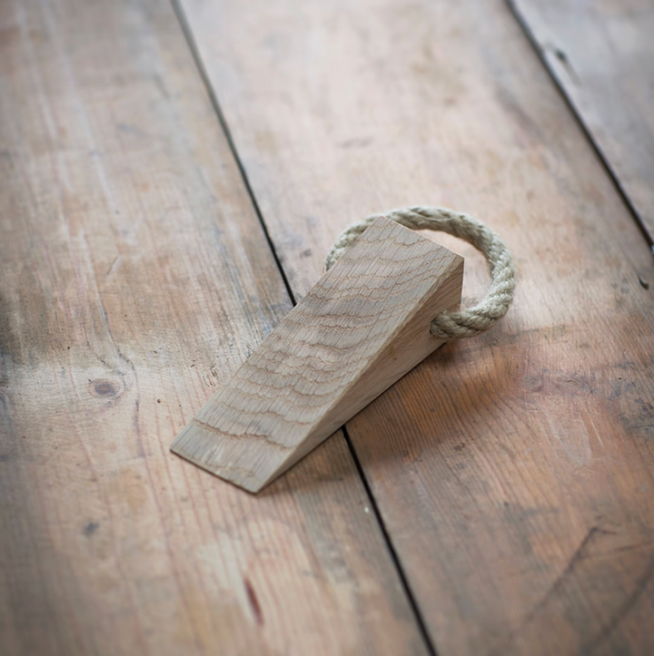 Oak Wood Natural Door Wedge
