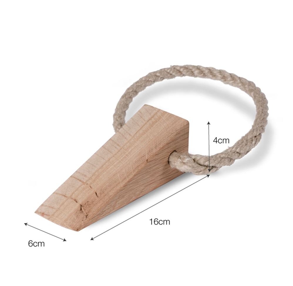 Oak Wood Natural Door Wedge