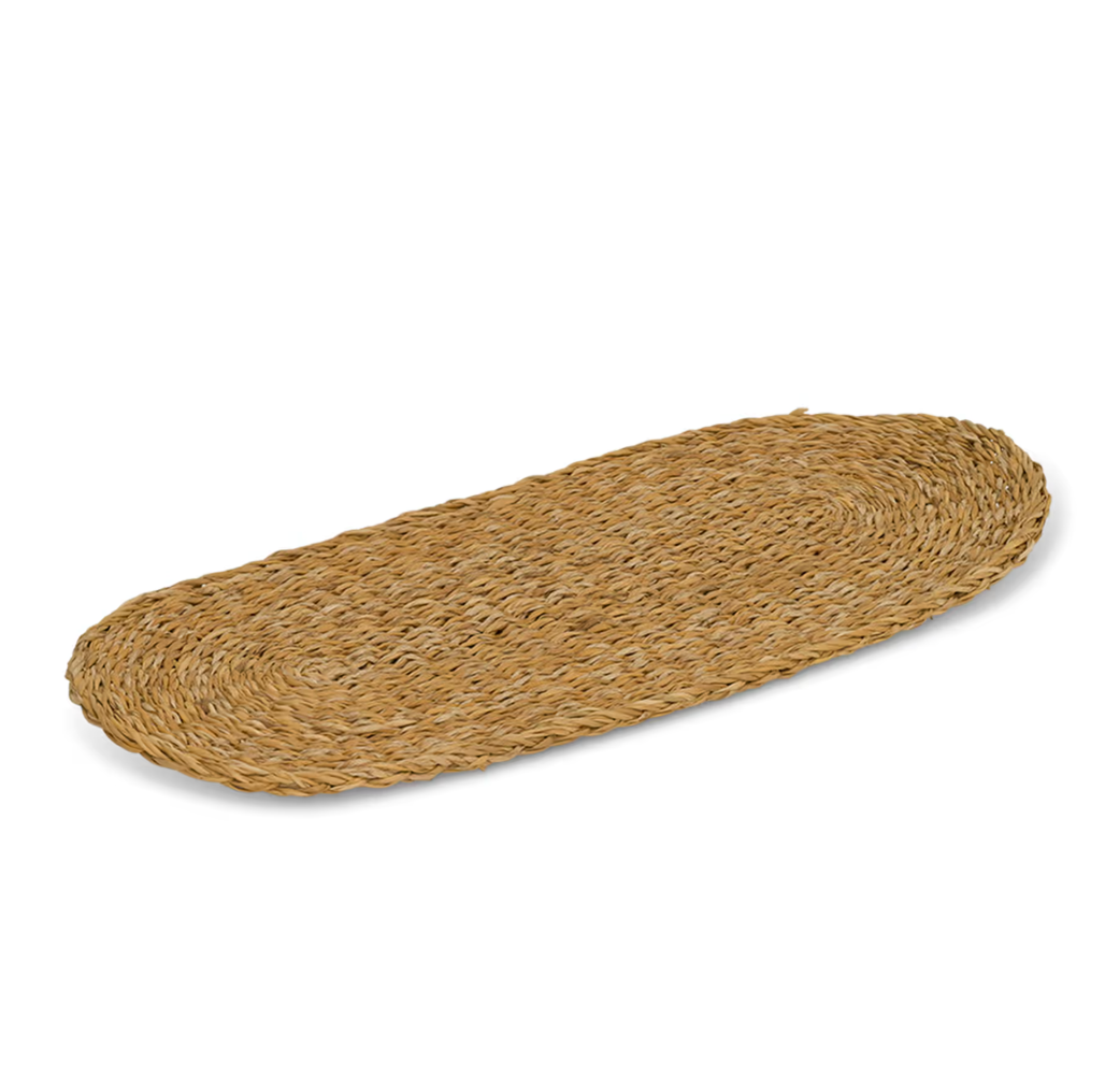 Seagrass Pet Bowl Mat - Natural