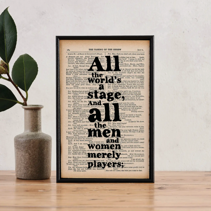 Shakespeare "All The World&