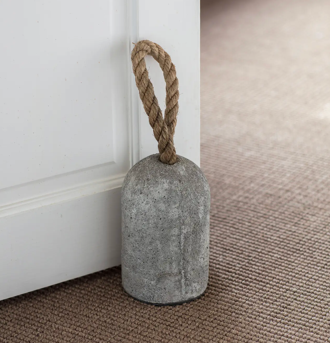 Cement Door Stop - Natural