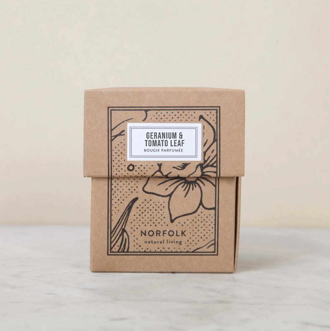 Norfolk Natural Living - Geranium &amp; Tomato Leaf - Candle