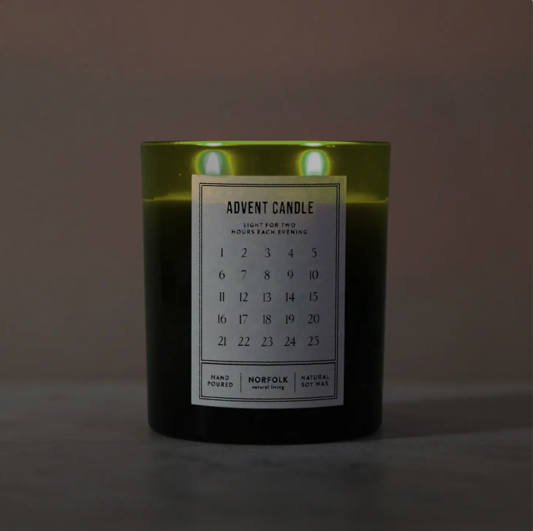 Norfolk Natural Living - Advent Candle - Pre Order