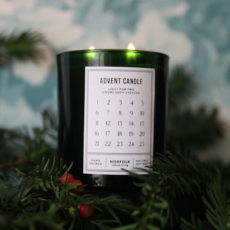 Norfolk Natural Living - Advent Candle - Pre Order