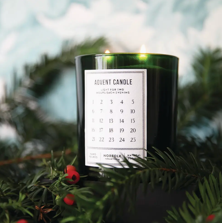 Norfolk Natural Living - Advent Candle - Pre Order