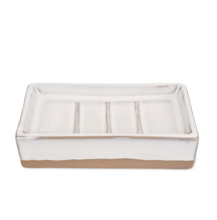 Ceramic Soap Dish - Chalk White