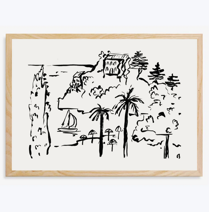 The Med - Unframed Art Print - A4 or A3