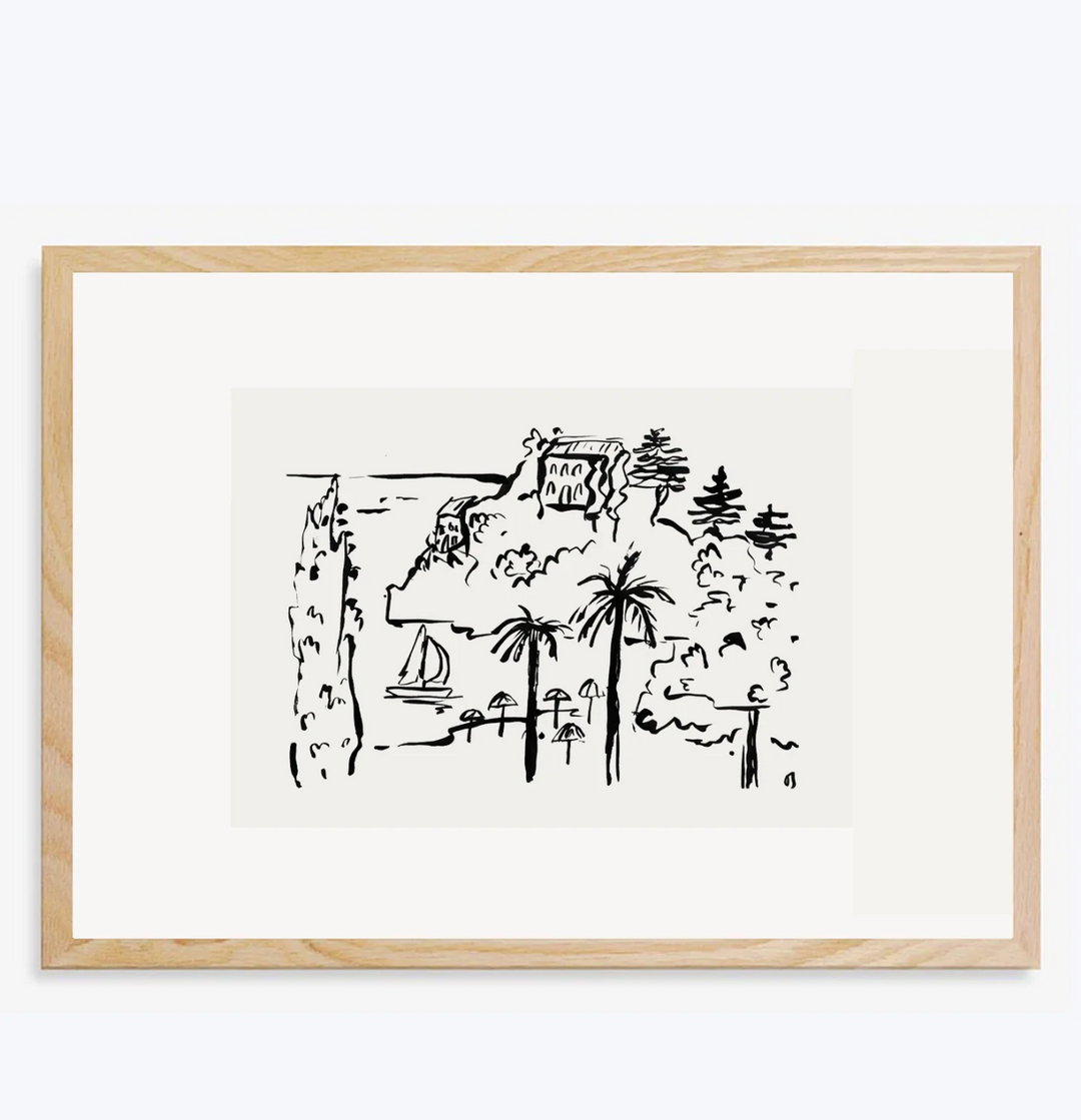 The Med - Unframed Art Print - A4 or A3