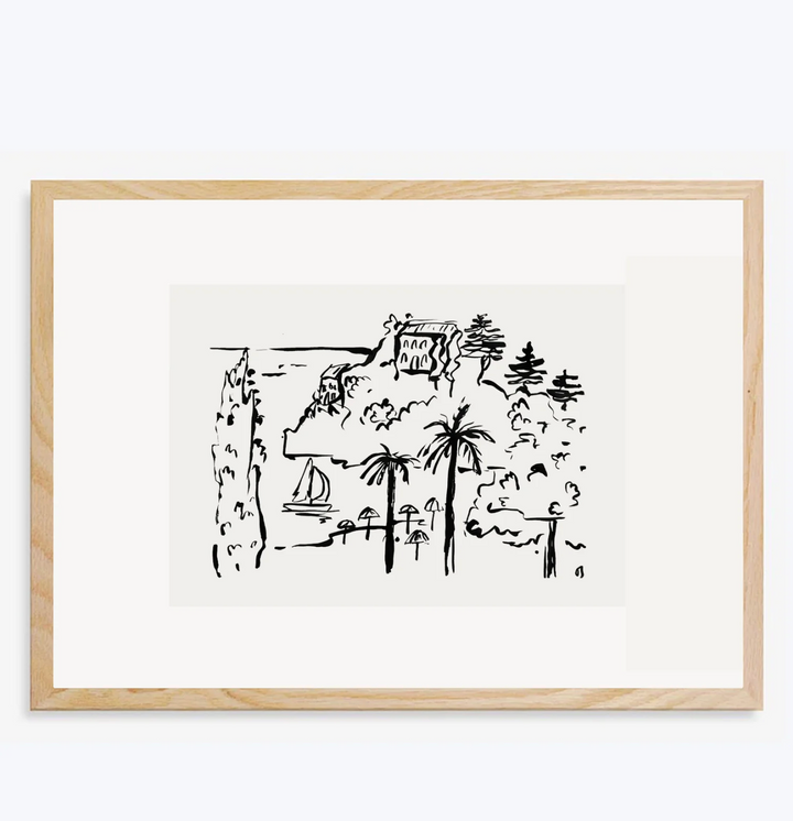 The Med - Unframed Art Print - A4 or A3
